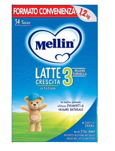 Mellin 3 latte in polvere di crescita 1,2 kg Mellin 3 latte in polvere di crescita 1,2 kg