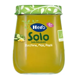 Hero Solo Omogeneizzato Zucchine Mais Piselli 120 g
