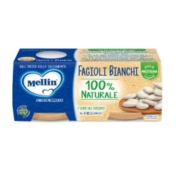 Mellin Omogeneizzato Fagioli Bianchi 2x80g