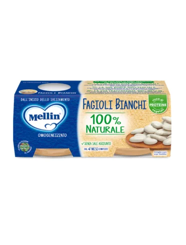 Mellin omogeneizzato fagioli bianchi 2x80g Mellin omogeneizzato fagioli bianchi 2x80g