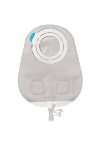 Sensura mio flex sistema 2 pezzi con aggancio adesivo saccamultichamber per urostomia rivestita 35mm da 550 ml 30 pezzi