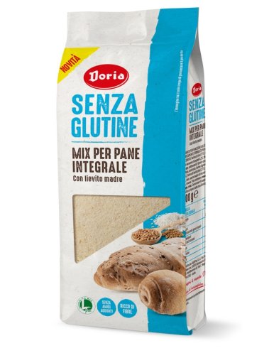 Doria mix per pane integrale 500 g preparato per pane integrale