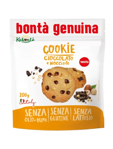 Kebonta' cookie cioccolato e nocciola 200 g Kebonta' cookie cioccolato e nocciola 200 g