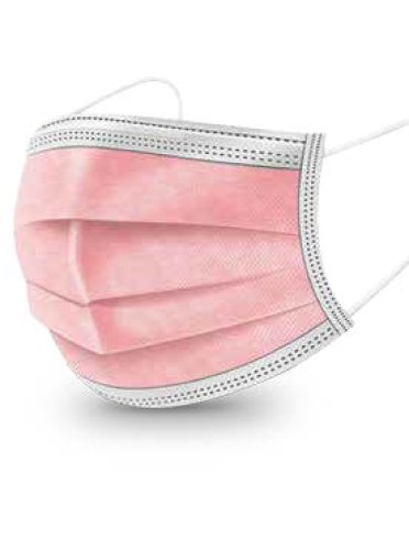 Mascherina chirurgica 360mask02/r rosa 10 pezzi