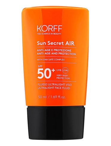 Korff sun secret air viso spf50+ 50 ml