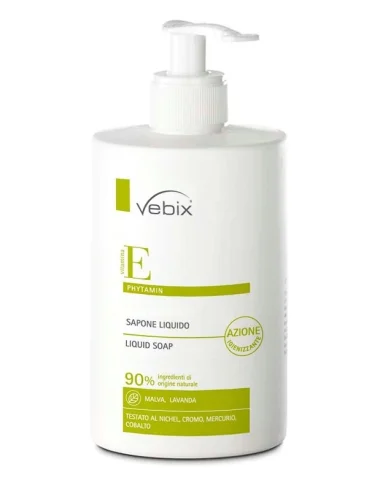 Vebix phytamin sapone mani azione antibatterica 500 ml Vebix phytamin sapone mani azione antibatterica 500 ml