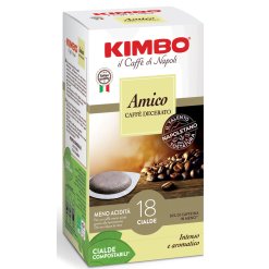 Kimbo Amico Caffè Cialde Decerato 18 Pezzi