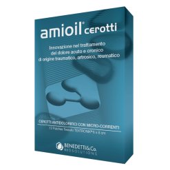 Amioil Cerotti Antidolorifici per Dolore Artrosico 12 Pezzi