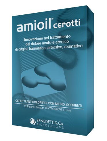 Amioil cerotti antidolorifici per dolore artrosico 12 pezzi