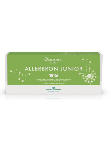 Biosterine allergy allerbron junior 10 fiale da 5 ml