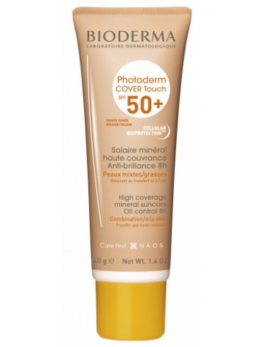 Photoderm cover touch doree spf50+ 40 ml