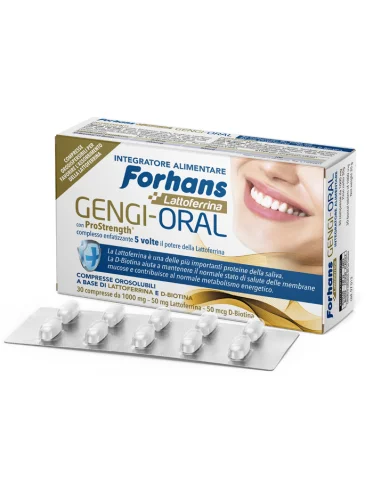 Forhans lattoferrina gengi oral 30 compresse Forhans lattoferrina gengi oral 30 compresse