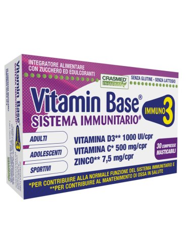 Vitamin base sistema immunitario 30 compresse masticabili