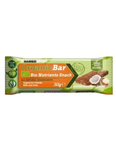 Organic bar coconut-macadamia barretta 30 g