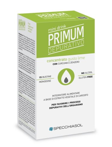 Primum depurativo minidrink lime 15 stick da 10 ml Primum depurativo minidrink lime 15 stick da 10 ml