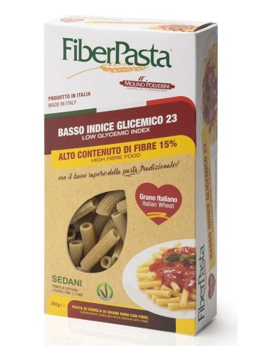 Fiberpasta sedani basso indice glicemico 250 g