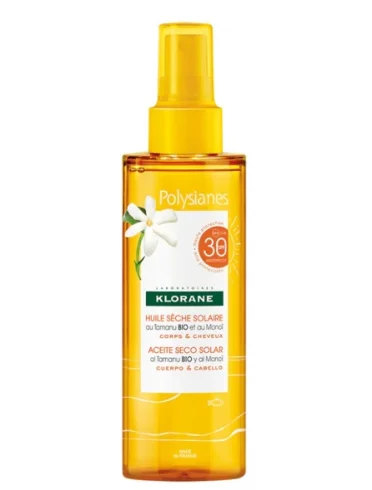 Klorane olio secco solare spf 30 corpo/capelli 200ml Klorane olio secco solare spf 30 corpo/capelli 200ml