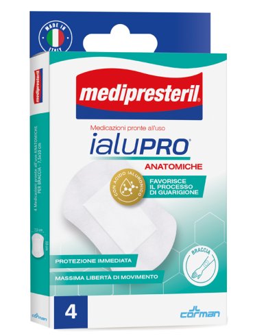 Medipresteril ialupro braccia 7,5x10 cm 4 pezzi