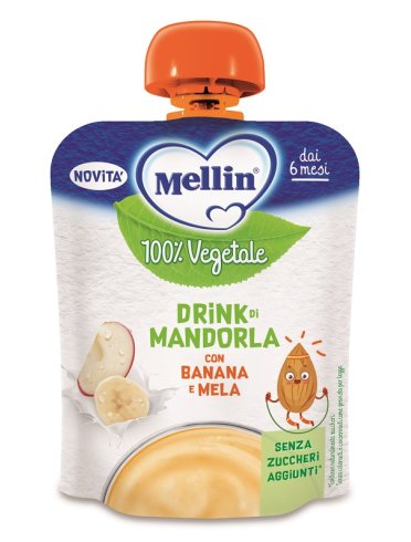 Mellin pouch mandorla mela banana 90 g