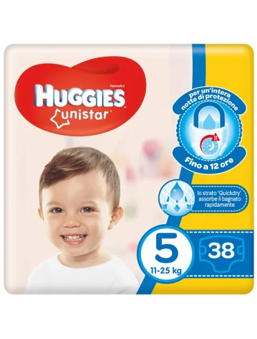 Huggies unistar grande 5 38 pezzi Huggies unistar grande 5 38 pezzi