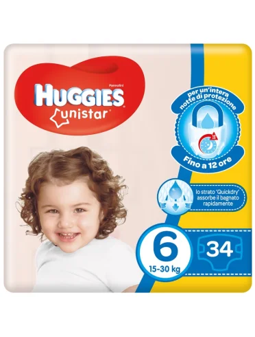 Huggies unistar grande 6 34 pezzi Huggies unistar grande 6 34 pezzi
