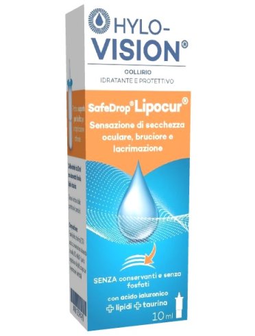 Hylovision safe drop lipocur collirio 10 ml