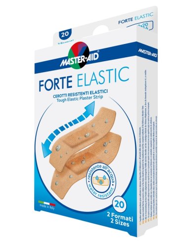 Cerotto master-aid elastic 20 pezzi 2 formati