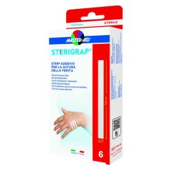 MASTER-AID STERIGRAP STRIP ADESIVO SUTURA FERITE 75X6 MM 6 PEZZI