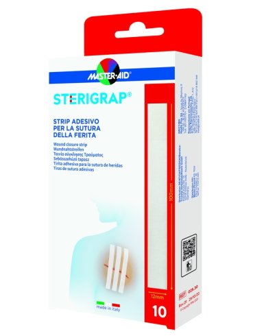 Master-aid sterigrap strip adesivo sutura ferite 100x12 mm 6pezzi