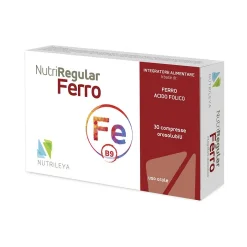 Nutriregular Ferro Integratore con Acido Folico 30 Compresse