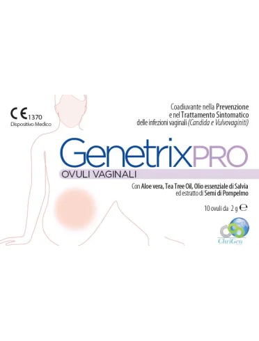 Genetrix pro 10 ovuli vaginali 2 g Genetrix pro 10 ovuli vaginali 2 g