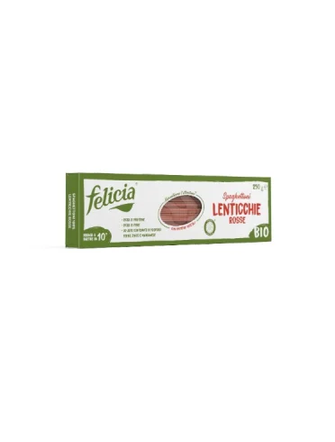 Felicia spaghettoni lenticchie rosse 250 g Felicia spaghettoni lenticchie rosse 250 g