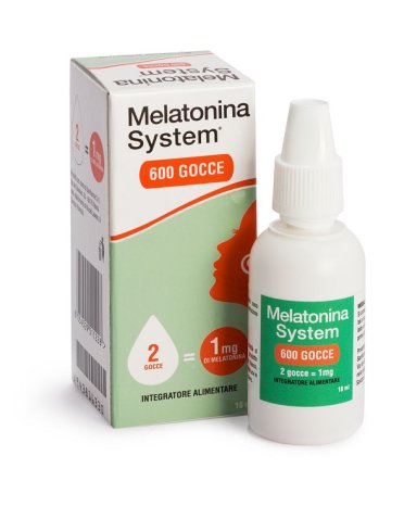 Melatonina system 600 gocce 18 ml