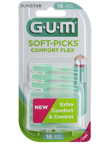 Gum soft pick comfort flex scovolino interdentale 40 pezzi