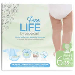 FREELIFE BY BEBECASH PANTS XL TAGLIA 6 17 KG+ GIROVITA FINOA 72 CM 18 PEZZI
