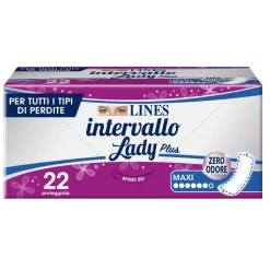 Lines Intervallo Lady Pus Zero Odore Proteggislip Maxi 22 Pezzi