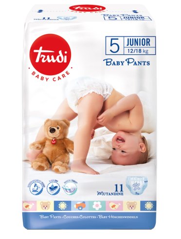 Trudi baby care pants junior 12/18 kg 11 pezzi