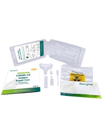 Test antigenico rapido covid-19 alltest autodiagnostico determinazione qualitativa antigeni sars-cov-2 in campioni salivari mediante immunocromatografia