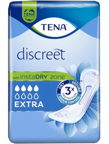 Assorbente incontinenza leggera tena discreet extra 10 pezzi Assorbente incontinenza leggera tena discreet extra 10 pezzi
