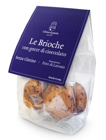 Il forno di grazia brioche con gocce di cioccolato 200 g Il forno di grazia brioche con gocce di cioccolato 200 g