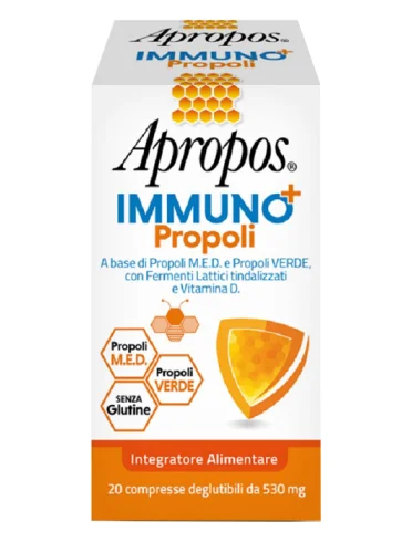 Apropos immuno+ propoli 20 compresse deglutibili Apropos immuno+ propoli 20 compresse deglutibili
