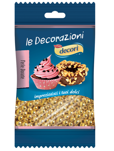 Decori' perle dorate 45 g