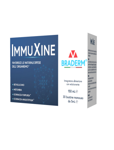 Immuxine 30 bustine da 5 ml braderm