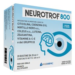Neurotrof 800 Integratore Benessere Vista 16 Bustine