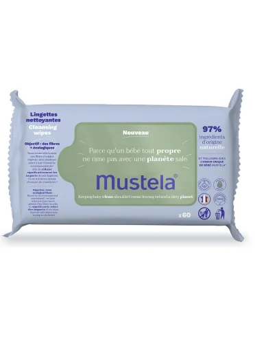 Mustela salviette detergenti 60 pezzi Mustela salviette detergenti 60 pezzi