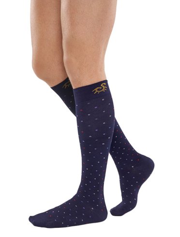 Socks for you bamboo pois blu navy m