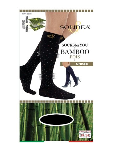 Socks for you bamboo pois nero xl