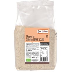 FARINA DI SEMI DI LINO SCURI BIO 400 G