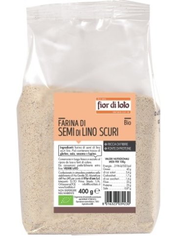 Farina di semi di lino scuri bio 400 g