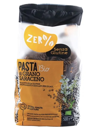 Zero% glutine fusilli grano saraceno bio 500 g Zero% glutine fusilli grano saraceno bio 500 g